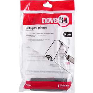 Rolo de espuma para pintura, 9 cm, com suporte, RPN 600 NOVE54