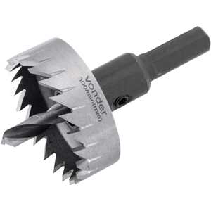 Serra copo de aço rápido, 42 mm, para inox, VONDER