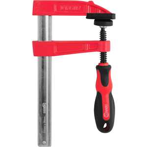 Grampo tipo sargento 150 mm x 80 mm, com ranhuras, NOVE54