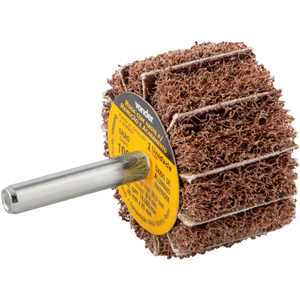 Roda com haste para remoção e acabamento, 40 mm x 25 mm, grão 100, VONDER