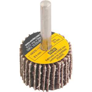 Roda de lixa 30 mm x 20 mm com haste, grão 36 VONDER