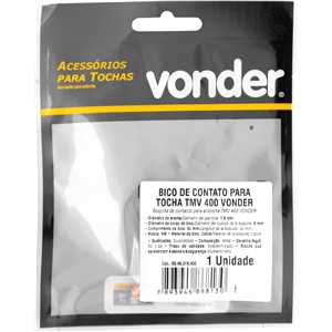 Bico de contato 1,6 mm x 30 mm, para tocha TMV 250/300/400 VONDER