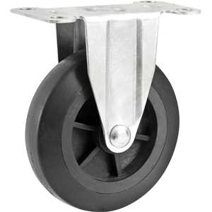 Rodízio fixo 4", para carrinho plataforma de 150 kgf, NOVE54