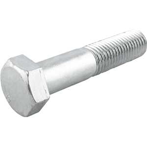 Parafuso sextavado zincado 7/8" x 6.1/2", UNC, rosca parcial, VONDER