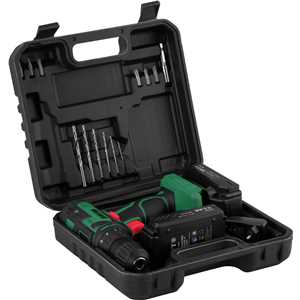 Parafusadeira/furadeira a bateria, 20 V, fonte bivolt automática, PFD 020 DWT