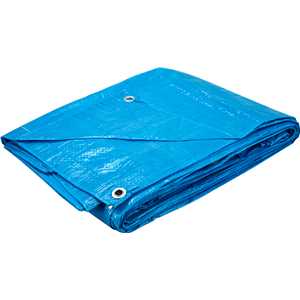 Lona de polietileno azul 8 m x 5 m, 100 micra, VONDER LEVE
