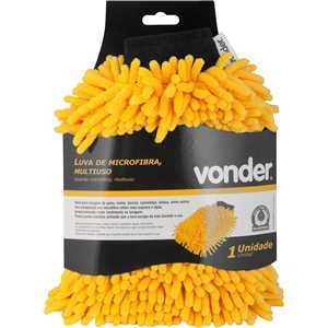 Luva multiuso para limpeza, de microfibra, VONDER