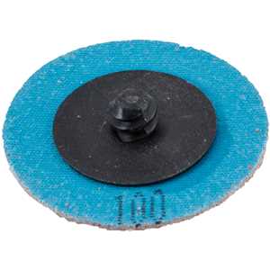 Disco de lixa 2", cerâmico grão 100, para sistema de encaixe rápido, VONDER