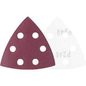 Lixa triangular com costado em pluma, grão 240, para lixadeira multifunção, VONDER