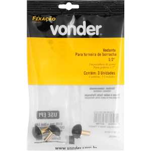 Vedante de borracha para torneira, 1/2" VONDER