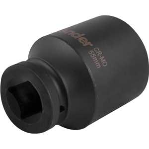Soquete sextavado longo de impacto, 55 mm, encaixe de 1", VONDER