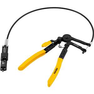 Alicate para abraçadeira elástica, haste flexível, VONDER