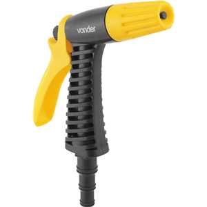 Esguicho plástico para jardim, tipo pistola, reforçado, espigão adaptável (1/2" - 5/8" - 3/4"), VONDER
