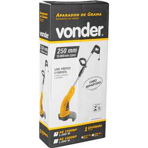 Aparador de grama AG 1500BP, 1.500 W, 127 V~, VONDER
