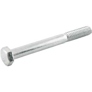 Parafuso sextavado zincado 5/16" x 3", UNC, rosca parcial, VONDER