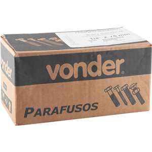 Parafuso sextavado rosca soberba 1/4" x 75 mm, VONDER