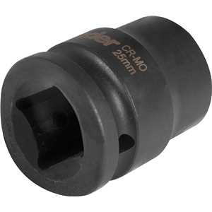 Soquete sextavado de impacto, encaixe de 3/4" x 25,0 mm, VONDER