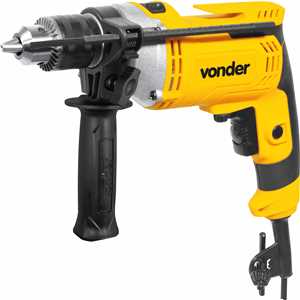 Conjunto esmerilhadeira de 4.1/2", 750 W e furadeira de 1/2", 710 W, 127 V~, com jogo de brocas e disco, EFV 751, VONDER