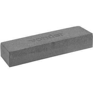 Pedra para afiar, dupla face, 6", retangular, em blister, VONDER