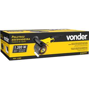 Politriz escovadeira, 1.380 W, 220 V~, PEV 1380 VONDER