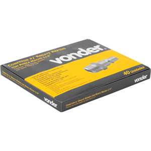 Conector/racord de 1/4", com rosca macho 1/4" NPT, VONDER