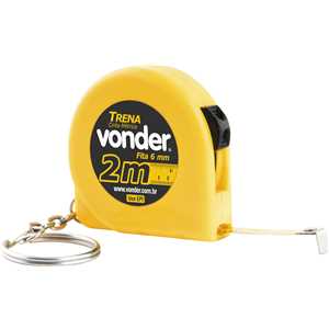 Trena chaveiro de aço 2,0 m x 6,0 mm, VONDER