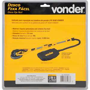 Disco com sistema fixa fácil 215 mm para LPV950B, VONDER