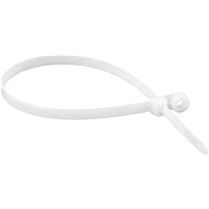 Abraçadeira de nylon para parafusos, branca, 380 mm x 7,6 mm, VONDER