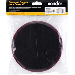 Boina de espuma para corte 6", para politriz rotativa, VONDER