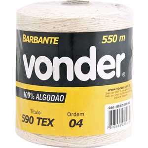 Barbante de algodão 4 x 4, VONDER