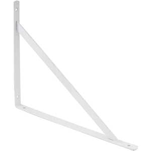 Cantoneira tipo mão francesa, cor branca, 25 cm, VONDER