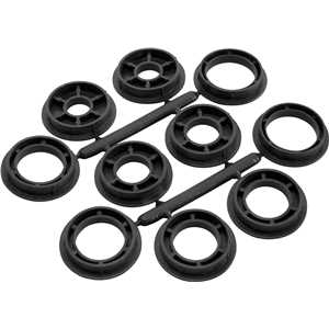 Escova circular aço latonado, 6" x 1" (152,4 mm x 25,4 mm), com bucha de redução, VONDER
