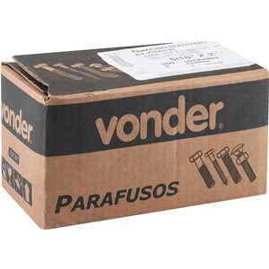 Parafuso sextavado 8.8 (GRAU 5), 5/16" x 2", rosca total, UNC, VONDER