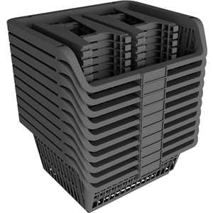 Cesto expositor prático, preto, VONDER