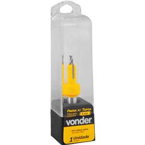 Fresa com dentes de metal duro, para cabeça cônica, 8,0 mm VONDER