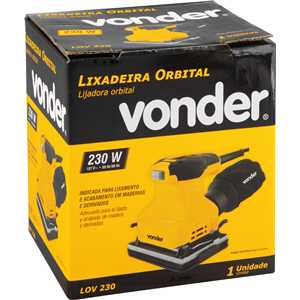 Lixadeira orbital LOV 230, 230 W, 127 V~, VONDER