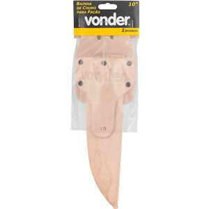Bainha de couro fixa para facão 10" VONDER