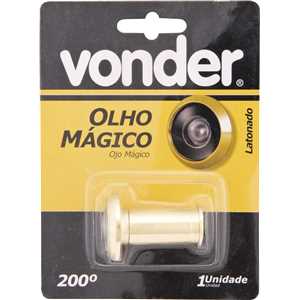 Olho mágico, com visor latonado, VONDER