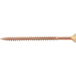 Parafuso madeira chipboard, cabeça chata, fenda cruzada/pozidrive, 5,0 mm x 80,0 mm, VONDER