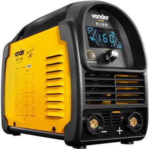 Inversor para solda com eletrodo e TIG, 160 A, RIV 168, com display LED,  monofásico, 127 V~ - 220 V~ - Seleção automática, VONDER