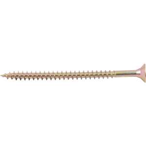 Parafuso madeira chipboard, cabeça chata, fenda cruzada/pozidrive, 5,0 mm x 75,0 mm, VONDER