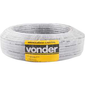 Mangueira cristal 5/8" x 2,0 mm, rolo 50 m, VONDER