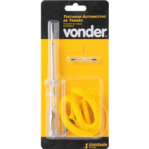 Caneta para teste de voltagem automotiva, 6V/12V/24V DC, VONDER