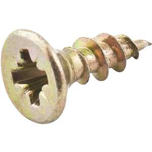Parafuso madeira chipboard, cabeça chata, fenda cruzada/pozidrive, 4,0 mm x 12,0 mm, VONDER