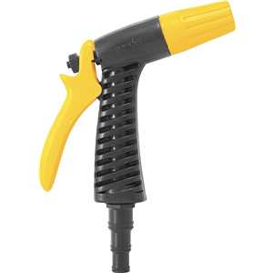 Esguicho plástico para jardim, tipo pistola, reforçado, espigão adaptável (1/2" - 5/8" - 3/4"), VONDER