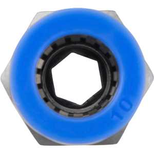 Conexão rápida reta, 10 mm, rosca 1/4" BSP, VONDER
