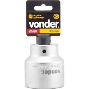 Soquete sextavado com encaixe de 3/4", 50 mm, VONDER
