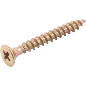 Parafuso madeira chipboard, cabeça chata, fenda cruzada/phillips, 3,0 mm x 25,0 mm, VONDER