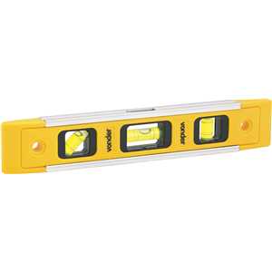 Nível plástico com base magnética 9", VONDER