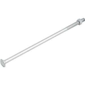 Parafuso francês zincado, 3/8" x 10", com porca, VONDER